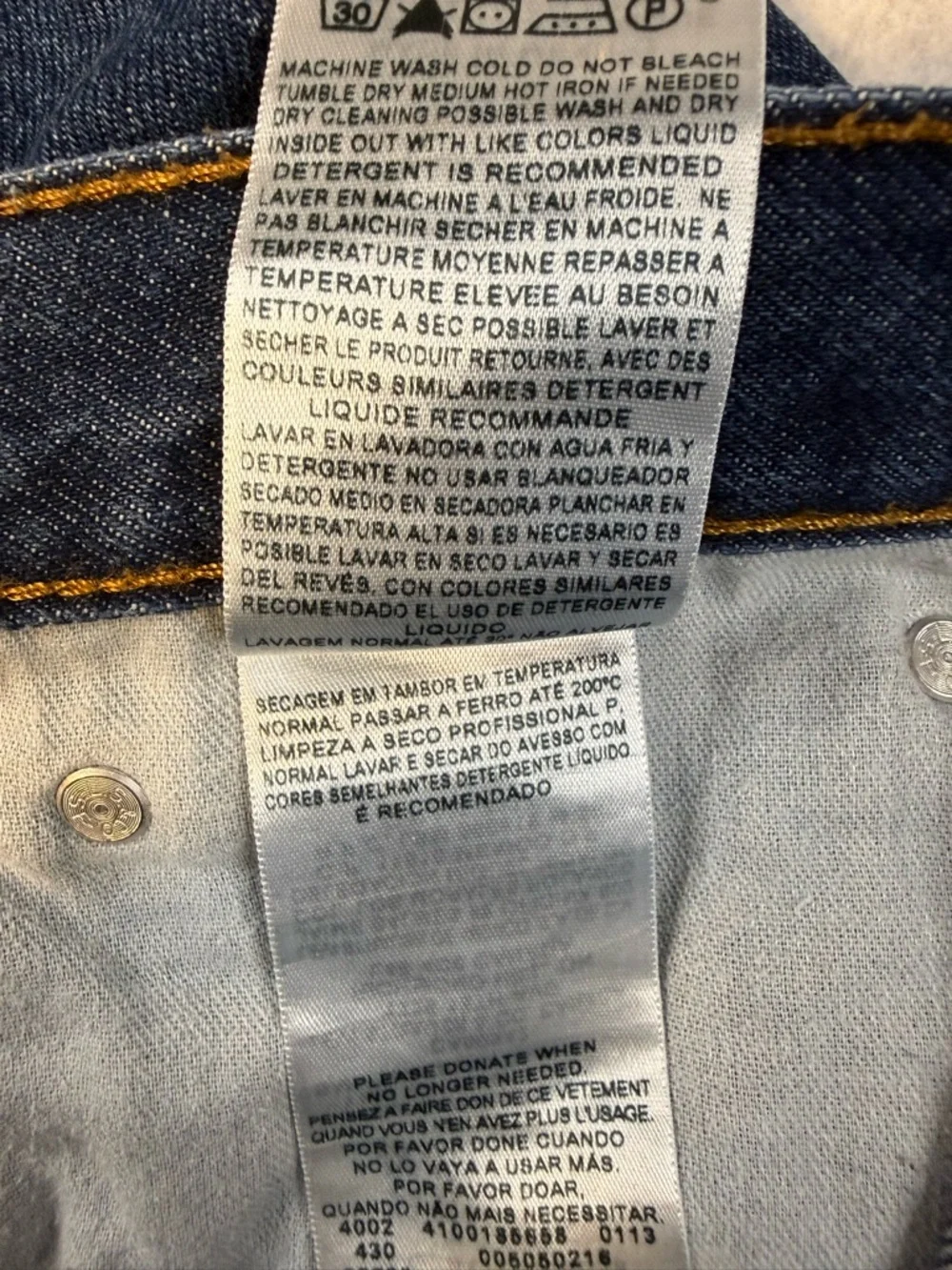 Levi’s 505 Jeans Men’s 36x30 Straight Leg Medium Wash Classic Red Tab